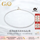 GiO珠寶 GUILD歐若拉 極光淡水珍珠項鏈小米珠年輕款18K金七夕禮物