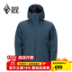 黑冰男士連帽棉服秋冬防風(fēng)保暖輕量夾克Primaloft戶(hù)外運動(dòng)棉服 F8001 鈷月藍 L
