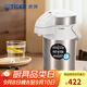 虎牌（TIGER） 不銹鋼保溫壺氣壓式家用熱水瓶一鍵上鎖設計 MAA-A30C 珍珠白XW 3L