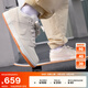 耐克（NIKE）官方SB DUNK LOW男女滑板鞋秋季膠底低幫情侶陸沖HJ0367 100淡象牙白/淡象牙白/山峰白/白 43