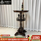格瀾帝爾（growdear）美式家用輕奢吧桌吧椅吧臺簡約餐椅餐桌組合 胡桃色全實木吧桌 單桌