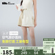 蕉下（beneunder）速干工裝短褲裙DR23024女半身裙運動(dòng)短褲高嶺白XL