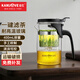 金灶（KAMJOVE） 飄逸杯泡茶壺玻璃茶杯泡茶杯耐熱玻璃茶具過(guò)濾辦公玲瓏杯花茶杯 K-200（400ml）