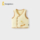 童泰（TONGTAI）嬰兒馬甲秋冬季純棉夾棉寶寶衣服背心坎肩馬夾棉上衣黃色80cm