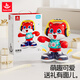 匯樂(lè )玩具（HUILE TOYS）跳舞貓1-3歲玩具歲寶寶唱歌跳舞嬰幼兒童早教音樂(lè )電動(dòng)玩具 充電版紅色