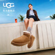 UGG秋季新款女士舒適時(shí)尚平底純色圓頭保暖休閑雪地靴短靴1174496 CHE | 栗色 37 鞋款偏小，建議拍大一碼