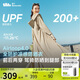 蕉下（beneunder）防曬衣女前后兩穿寬松防曬服全防護(hù)騎行戶外AL821沙杏咖M