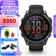 佳明（GARMIN）Fenix8飛耐時(shí)8戶外運(yùn)動(dòng)腕表智能手表跑步潛水軍規(guī)測(cè)試標(biāo)準(zhǔn)七夕 Fenix8 旗艦黑-47mm