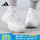 阿迪達(dá)斯 （adidas）三葉草女鞋 秋季新款時(shí)尚運(yùn)動(dòng)鞋厚底顯高老爹鞋低幫耐磨休閑鞋 IG6047/白色 Ozgaia 38