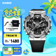 卡西歐（CASIO） G-SHOCK 金屬系列小鋼炮GM-110時(shí)尚運(yùn)動(dòng)男士手表防水防震 GM-110-1APR-200M防水