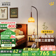 鹿家良品（LUUGAA）柚子燈落地?zé)艨蛷d燈中古風(fēng)臥室落地臺燈沙發(fā)床頭燈氛圍燈中山燈具 【薦】全光譜163cm三色光12W