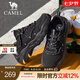 駱駝（CAMEL）【山城】男鞋戶外登山鞋網(wǎng)面透氣男士厚底七夕禮物休閑運(yùn)動(dòng)鞋子 G15S342004 夜黑色 42