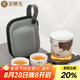 金鑲玉旅行茶具 便攜功夫茶具套裝快客杯玻璃茶壺陶瓷茶杯戶外便攜茶具 獨(dú)釣羊脂玉瓷旅行茶具