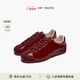 FOOT INDUSTRY 足下工業(yè) 「2025新款」芭蕾德訓(xùn)鞋無(wú)內(nèi)里系列紅色薄底舒適休閑 酒紅色 39