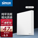 西蒙（SIMON） 開關(guān)插座面板 M3系列雅白色 86型家用墻壁暗裝電源插座 空白面板