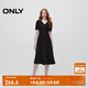 ONLY秋季復古顯瘦V領(lǐng)泡泡袖中長(cháng)裙連衣裙女|124307015 H1Z 艾瓦紋樣 S 160/80A