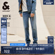杰克·瓊斯（JACK&JONES）男裝四季恒溫彈力柔軟舒適903直筒牛仔褲男潮流百搭褲子品牌男褲 133中藍(lán)牛仔 寬松直筒，卡碼拍小 31 175 W31/L30