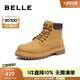 百麗（Belle）復(fù)古大黃靴男商場同戶外休閑工裝靴馬丁靴8BS01DD3 黃色-單里 41 (255mm)