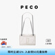 PECO946單肩真皮鏈條中號嬉皮包新款油蠟皮斜挎包送女友禮物七夕禮物 臟白色 頭層油蠟牛皮 現(xiàn)貨
