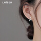 Lnieer925銀珍珠蝴蝶結耳釘女2025新款爆款耳環(huán)氣質(zhì)百搭精致小巧耳飾品 蝴蝶結珍珠耳釘【S925銀】