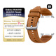 三星 Samsung Galaxy Watch8系列原裝舒適型生態(tài)皮表帶 M/L 灰色