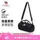 駱駝（CAMEL）戶外運(yùn)動(dòng)單肩包男女斜挎包健身小包休閑挎包單肩背包時(shí)尚駝包 黑色，573C426019B