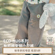 white wheat2025秋季新款兒童純棉束腳衛(wèi)褲男童厚款透氣褲子寶寶長褲女童褲裝 灰色 100