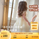 戴維貝拉（DAVE＆BELLA）童裙女童連衣裙2025新款夏裝洋氣兒童裙子小童網(wǎng)紗裙女寶寶公主裙 淺黃色【現(xiàn)貨】 90 cm（建議身高80-90cm）