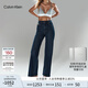 Calvin KleinJeans【新品禮盒】25夏女美式復古ck高腰寬松闊腿牛仔褲47B936G U3N-牛仔深藍 29