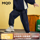 馬騎頓（MQD）男童秋季新品中大童學(xué)院風(fēng)百搭休閑牛仔褲 原牛仔色 140