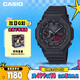 卡西歐（CASIO）手表男士G-SHOCK紅盤(pán)八王子運動(dòng)學(xué)生電子日韓表GA-B2100BBR-1APR