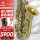 薩爾特中音薩克斯管樂器初學(xué)者演奏專業(yè)降e調(diào)SP-6600進(jìn)口銅材臺灣原裝 仿古青銅色