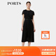 PORTS寶姿女裝春季新款優(yōu)雅顯瘦溫柔風(fēng)連衣裙ALP8D018KWP007 黑色 XS (2)