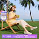 PANSY盼喜日本漁夫鞋女一腳蹬網(wǎng)面女鞋夏季薄款舒適透氣輕便鞋4238 乳白黃 38