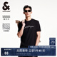 杰克·瓊斯（JACK&JONES）安心品質(zhì)25年男裝短袖t恤男士夏柔軟垂感絲滑莫代爾圓領(lǐng)高端半袖 E40黑色 常規(guī) XL