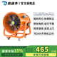 鼎通豐 移動(dòng)式軸流風(fēng)機帶輪通風(fēng)機有限空間通風(fēng)設備倉庫車(chē)間排風(fēng)機 16寸低速550w默認發(fā)220V