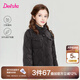 笛莎女童羽絨服2022冬季新款寶寶連帽輕薄長(cháng)款羽絨服 黑色 140cm