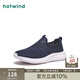 熱風(fēng)（Hotwind）男鞋春季新款男士網(wǎng)面鞋時(shí)尚休閑運(yùn)動(dòng)跑步鞋老人健步男鞋 29藏青蘭 41 偏大半碼
