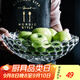 格娜斯 玻璃水果盤家用客廳茶幾歐式輕奢風(fēng)網(wǎng)紅高檔零食擺放盤大容量