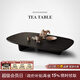 逅你侘寂中古風(fēng)實(shí)木茶幾現(xiàn)代客廳家用小戶型個性創(chuàng)意煙熏木網(wǎng)紅茶幾 設(shè)計(jì)師款【煙熏木皮茶幾】 【130*70*35cm】