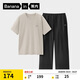 蕉內【王一博同款】305H睡衣男士純棉春夏季100%棉短袖情侶家居服套裝