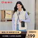 坦博爾羽絨馬甲輕壓短款休閑立領(lǐng)背心羽絨服女外套TD236006 小香白 M (165)