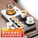 尚言坊功夫茶具整套帶茶盤帶煮茶燒水一體式茶臺(tái)茶杯高檔泡茶器全套裝
