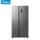 美的（Midea）607升雙開門對開門家用電冰箱一級能效大容量風冷無霜節(jié)能變頻BCD-607WKPZM(E）家電國家補貼20%