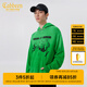 卡賓男裝字母印花連帽衛(wèi)衣秋款寬松上衣潮流街頭無性別H 草綠色58 L /175/50
