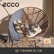 愛步（ECCO）休閑涼鞋 夏季厚底舒適百搭女鞋一字帶外穿涼鞋 靈動213103 石灰色21310301378 38