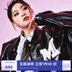 MLMR MY LIFE MY RULES新款寬松PU潮高街長(cháng)袖外套男女情侶短外套皮衣夾克M233P3002 黑色 XL 185