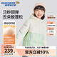 Skechers斯凱奇兒童羽絨服男女大童保暖防寒冬裝短款連帽外套L424K094