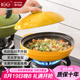 康特耐（KTN） 干燒陶瓷煲仔飯砂鍋耐高溫淺口鍋炒菜沙鍋家用燃?xì)庠顚Ｓ?千味鍋 【多人選擇】3-5人 天子黃 1.6L
