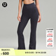 lululemon丨Groove Nulu? 女士超高腰喇叭褲 芯吸 LW5FIXA 夜幕黑 XS